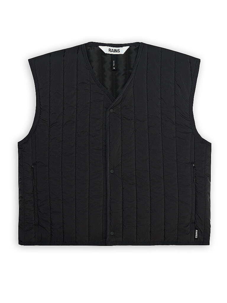 RAINS Gilet BANJA SHORT noir | XL