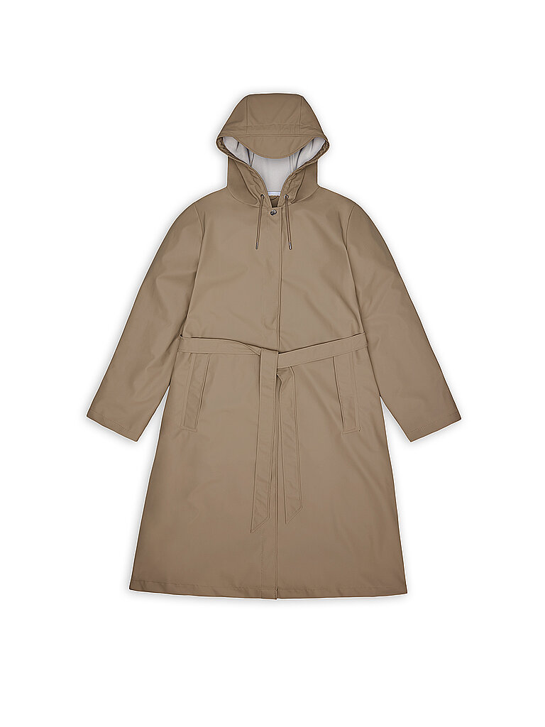 Rains Regenjacke beige S