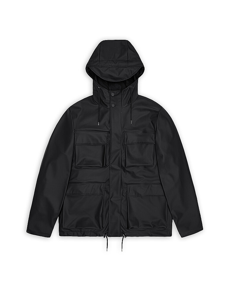 Rains Imperméable noir S