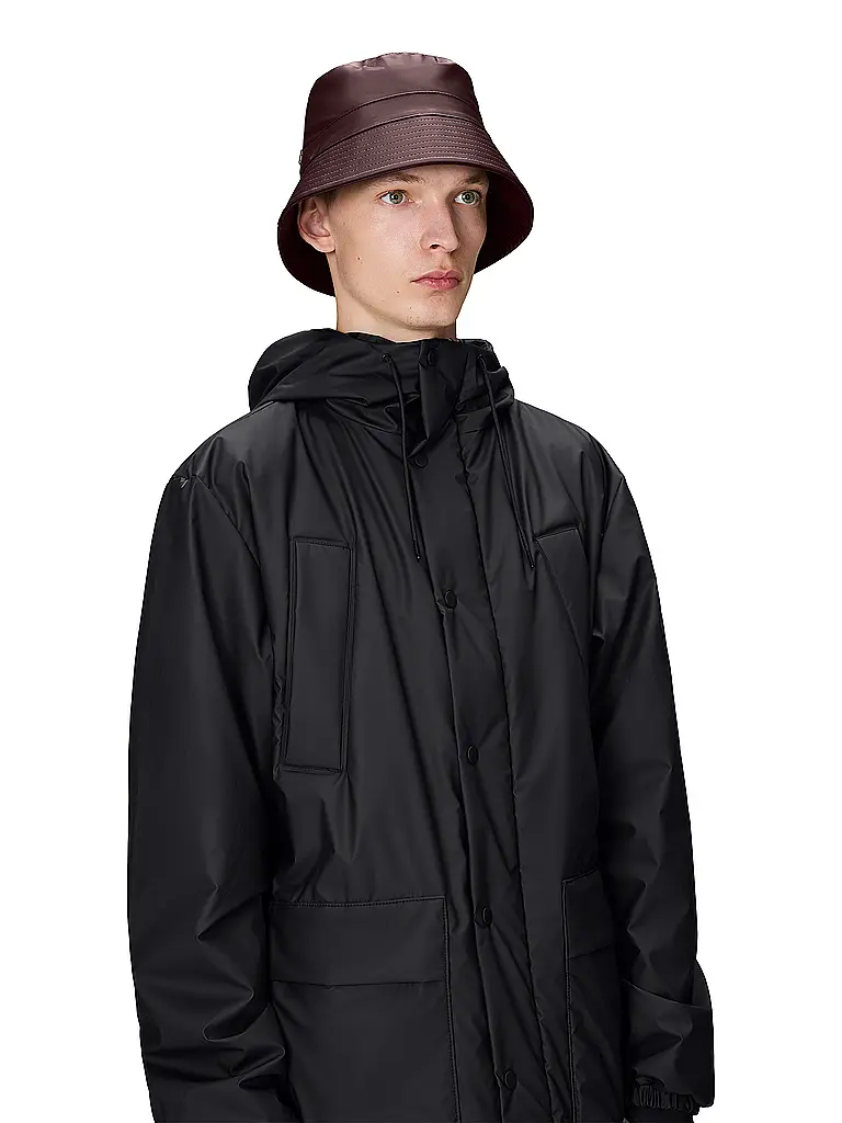 RAINS | Bob - Chapeau de pêcheur | dunkelrot