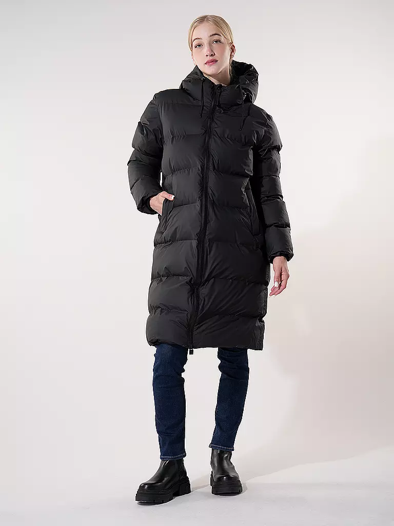 RAINS | Doudoune ALTA LONGER PUFFER JACKET | Noir