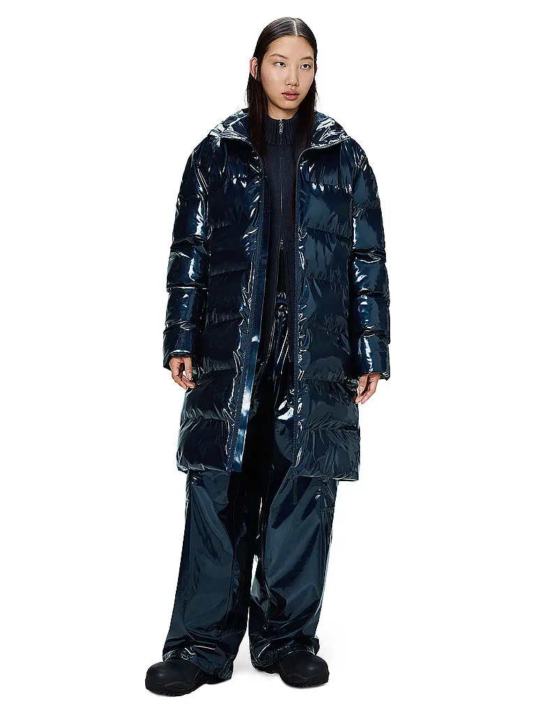 RAINS | Doudoune ALTA LONGER PUFFER JACKET | Bleu