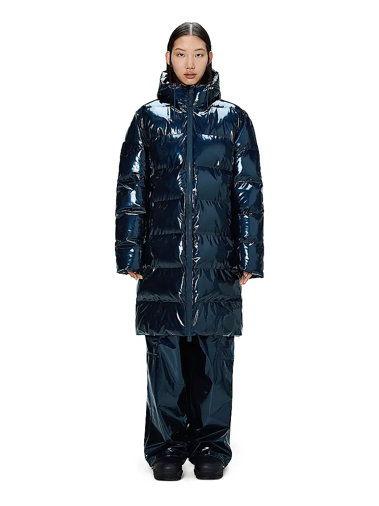 RAINS | Doudoune ALTA LONGER PUFFER JACKET | Bleu