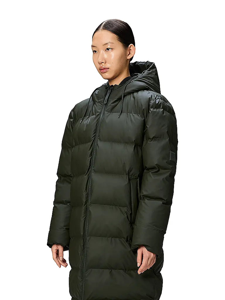 RAINS | Doudoune ALTA LONGER PUFFER JACKET | Vert