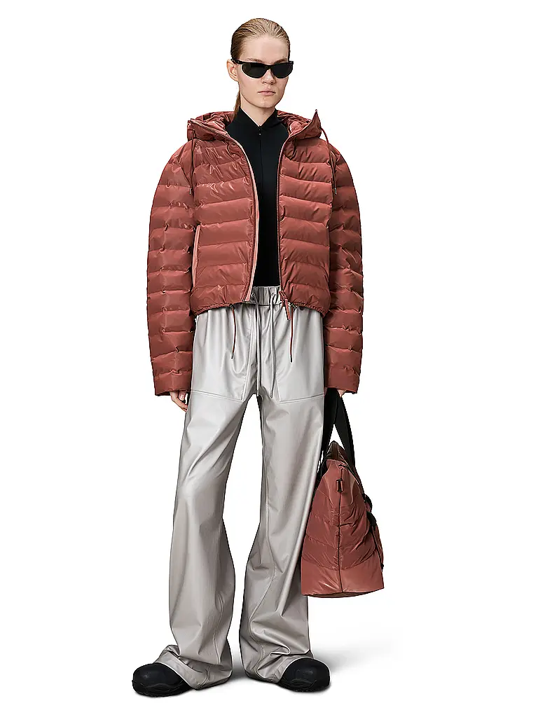 RAINS | Doudoune LOHJA SHORT PUFFER JACKET | orange