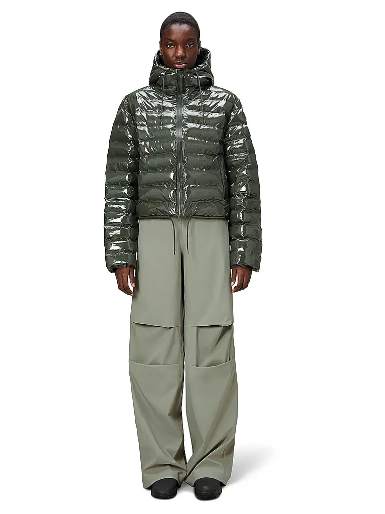 RAINS | Doudoune LOHJA SHORT PUFFER JACKET | olive