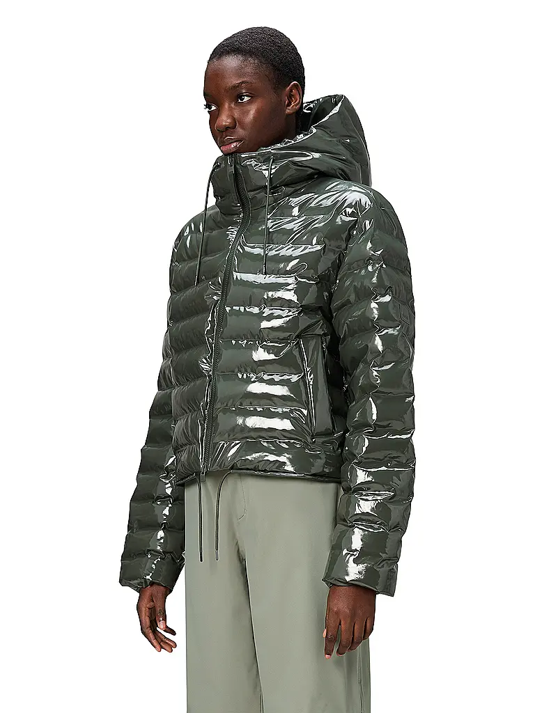 RAINS | Doudoune LOHJA SHORT PUFFER JACKET | olive