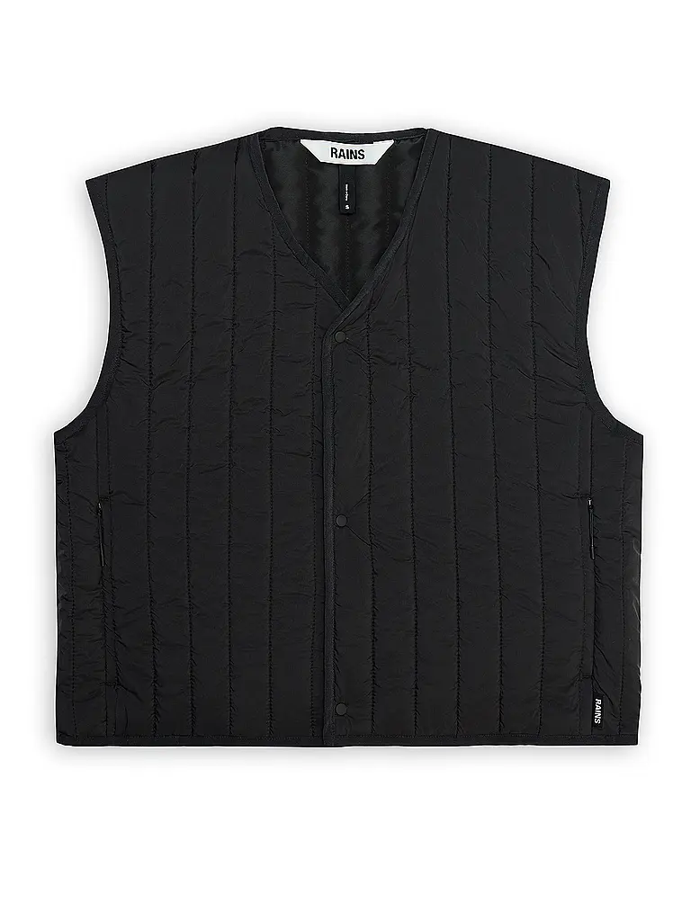 RAINS | Gilet BANJA SHORT | Noir