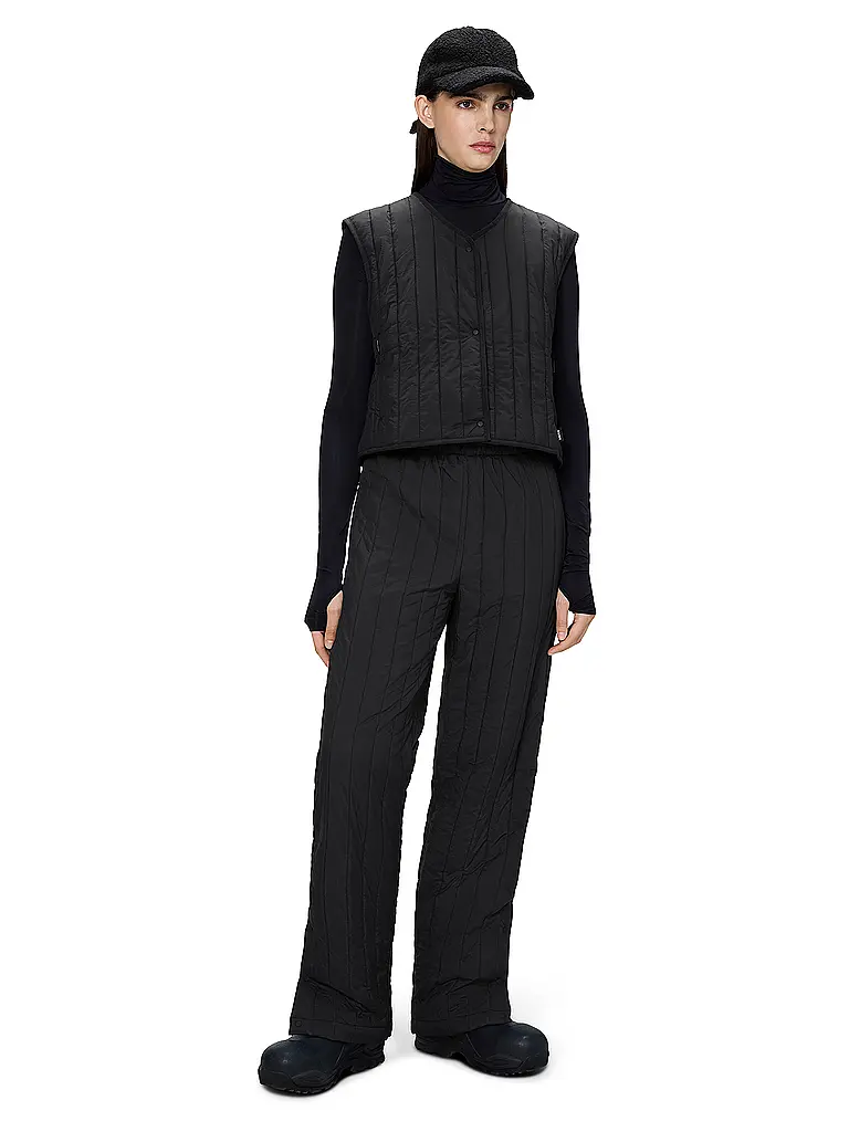RAINS | Gilet BANJA SHORT | Noir