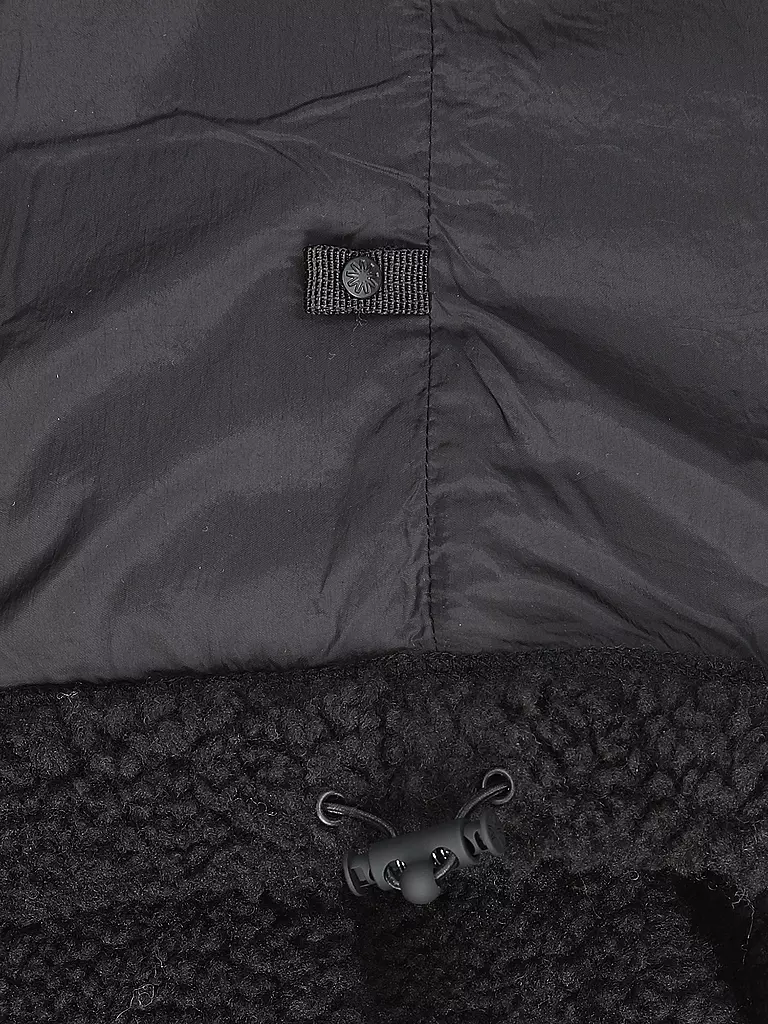 RAINS | Jacke in Felloptik KOFU | Noir