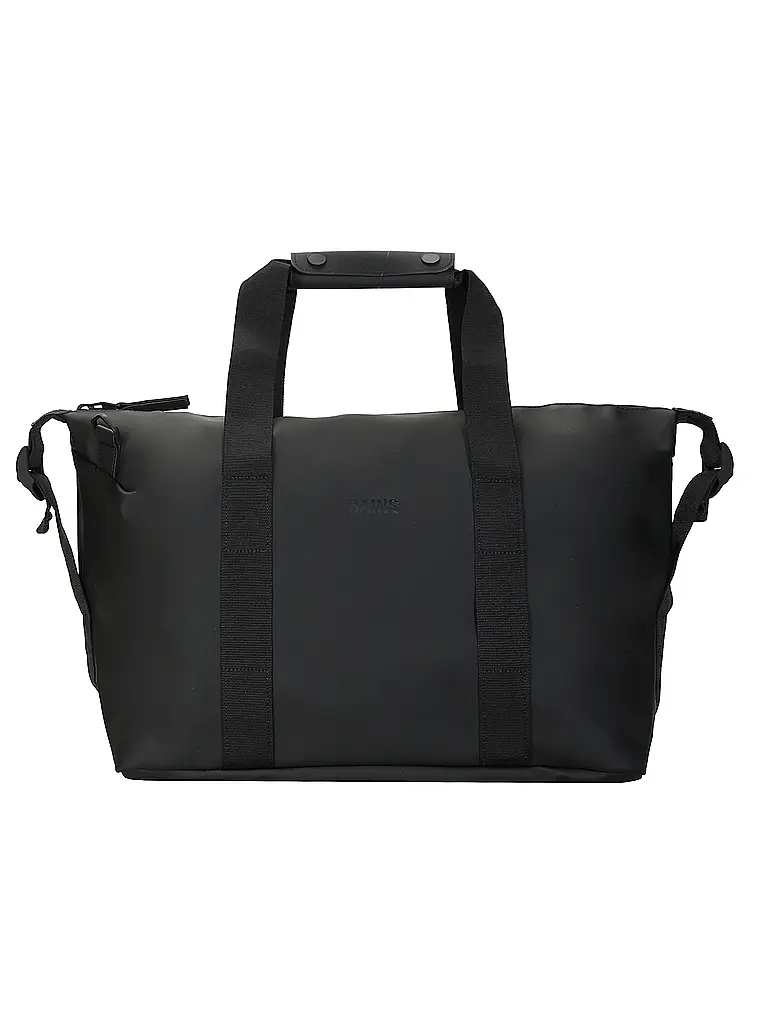 RAINS | Nom du produit : Ensemble 2 pièces Sac de voyage Weekender et Trousse de toilette | Noir