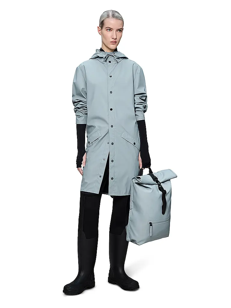 RAINS | Parka imperméable | Bleu clair