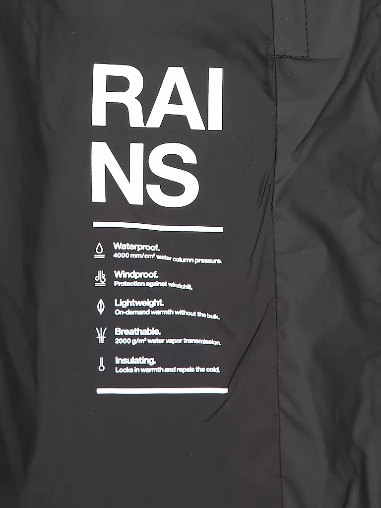 RAINS | Regenjacke LOHJA | Noir
