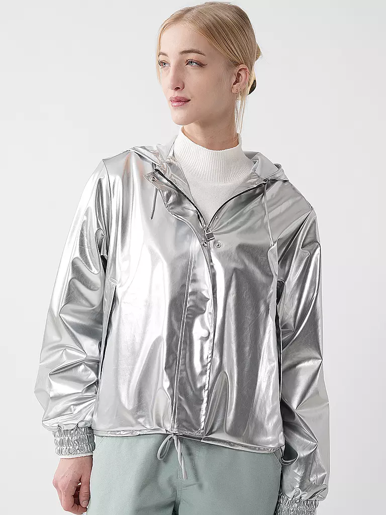 RAINS | Regenjacke STRING W JACKET | Argent