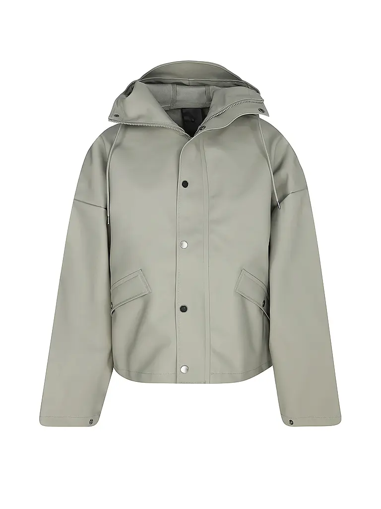 RAINS | Regenjacke VISION RAIN SHORT | Olive
