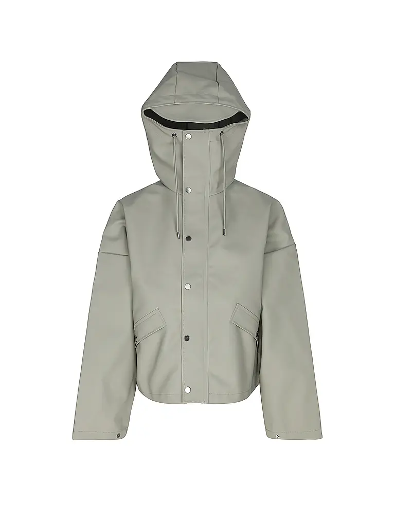 RAINS | Regenjacke VISION RAIN SHORT | Olive