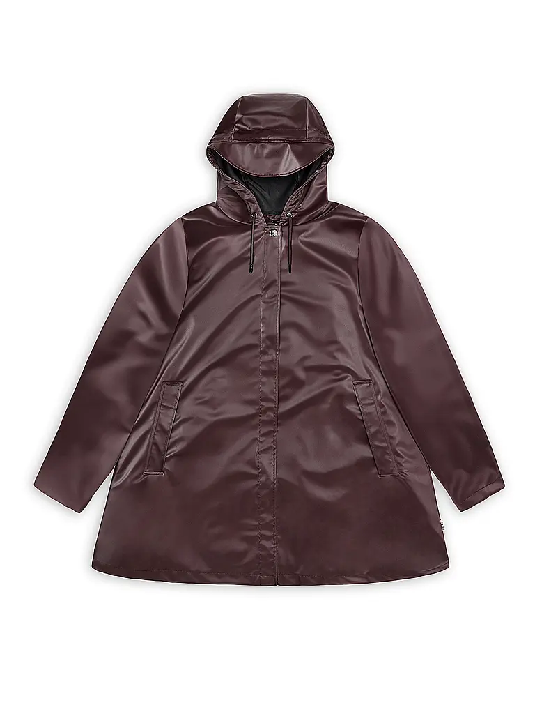 RAINS | Regenjacke | dunkelrot