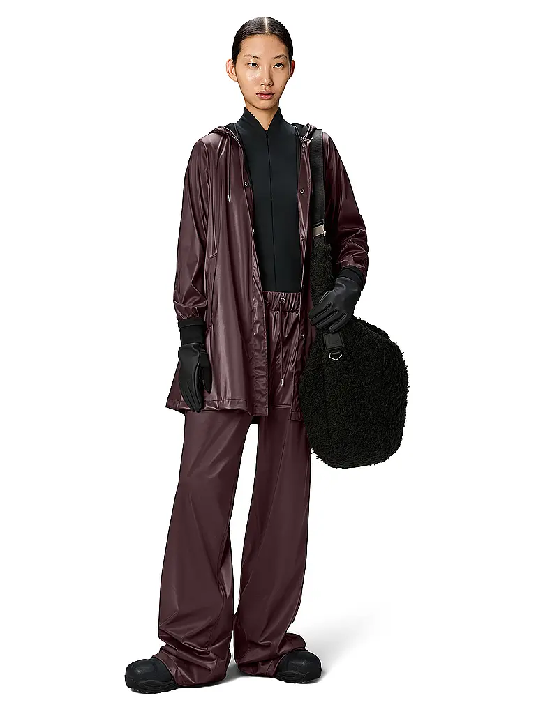 RAINS | Regenjacke | dunkelrot