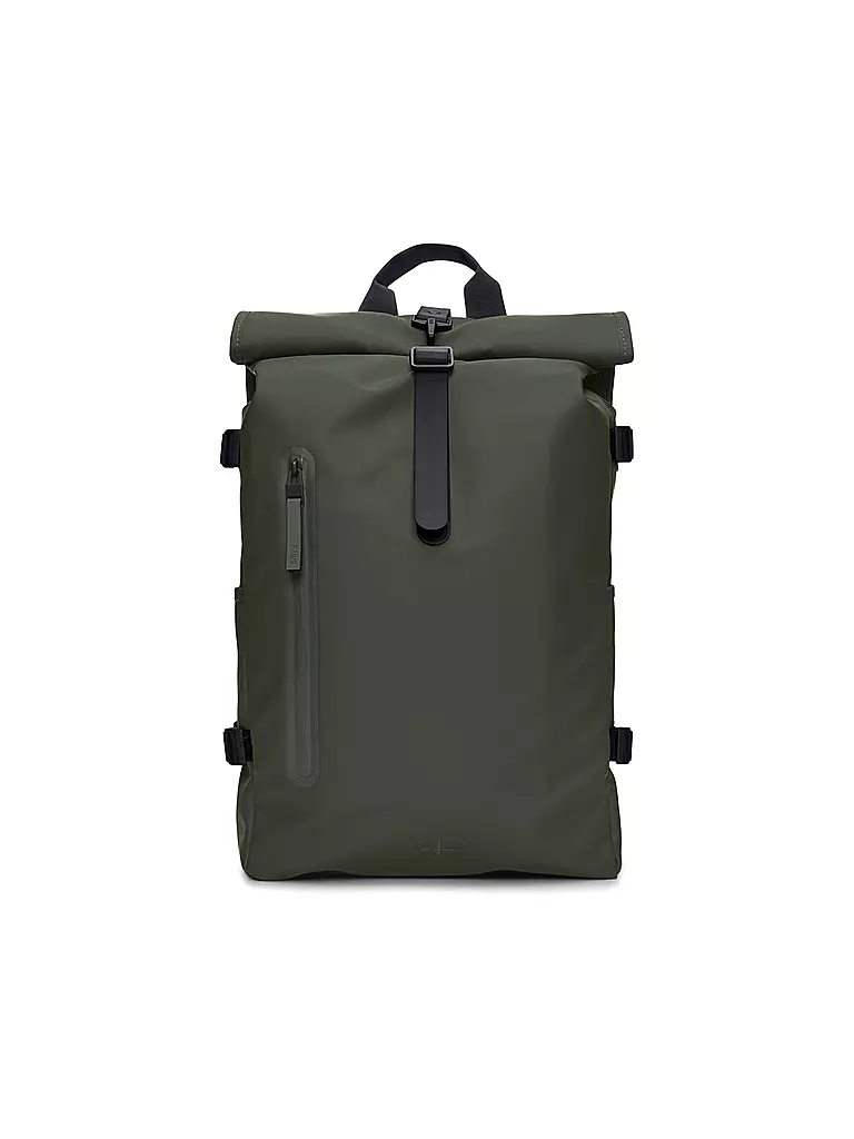 RAINS | Rucksack Rolltop Large | Vert