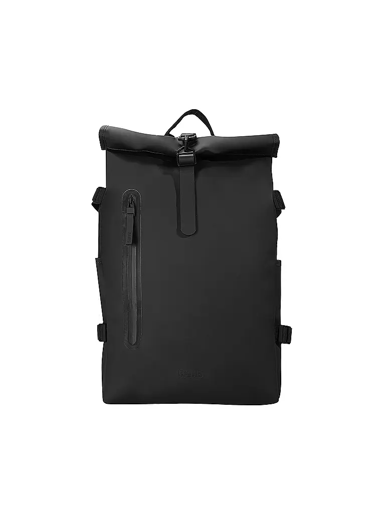RAINS | Sac à dos Rolltop Large | Noir