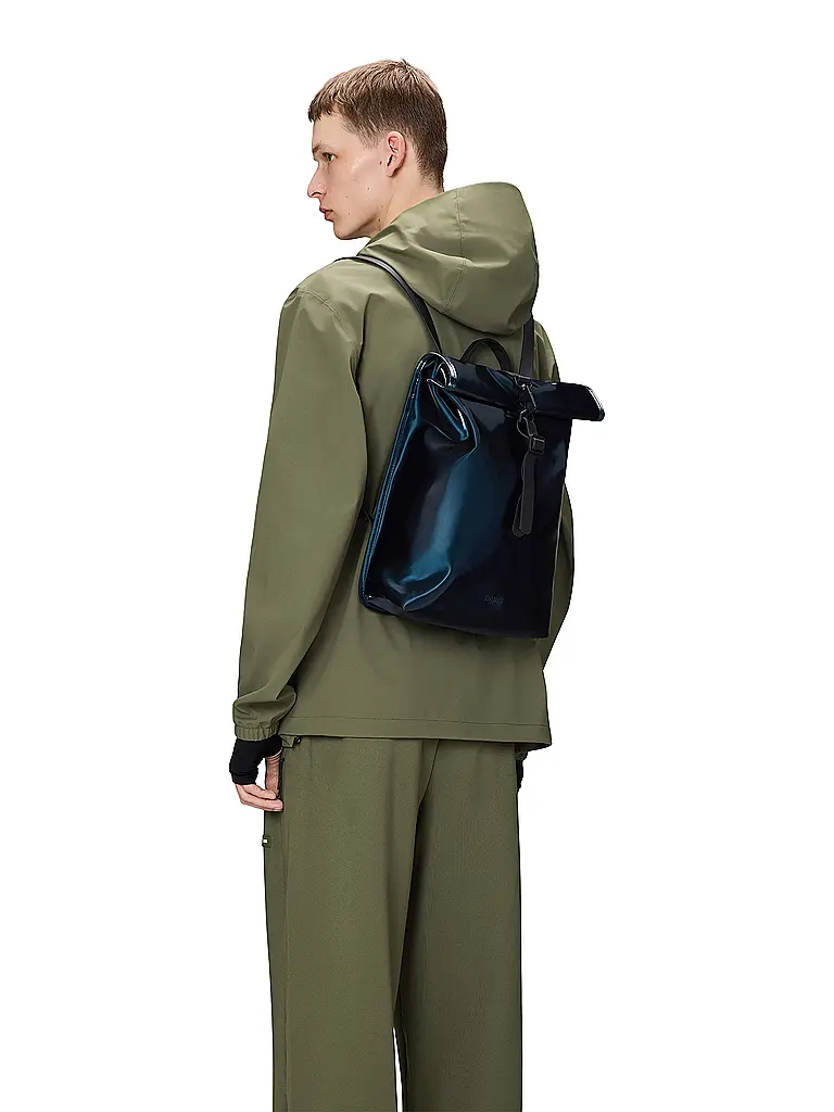 RAINS | Sac à dos ROLLTOP MINI | blau
