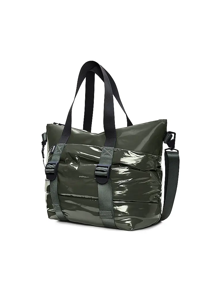 RAINS | Sac - Sac à main PUFFER MIX TOTE BAG MINI W3 | olive