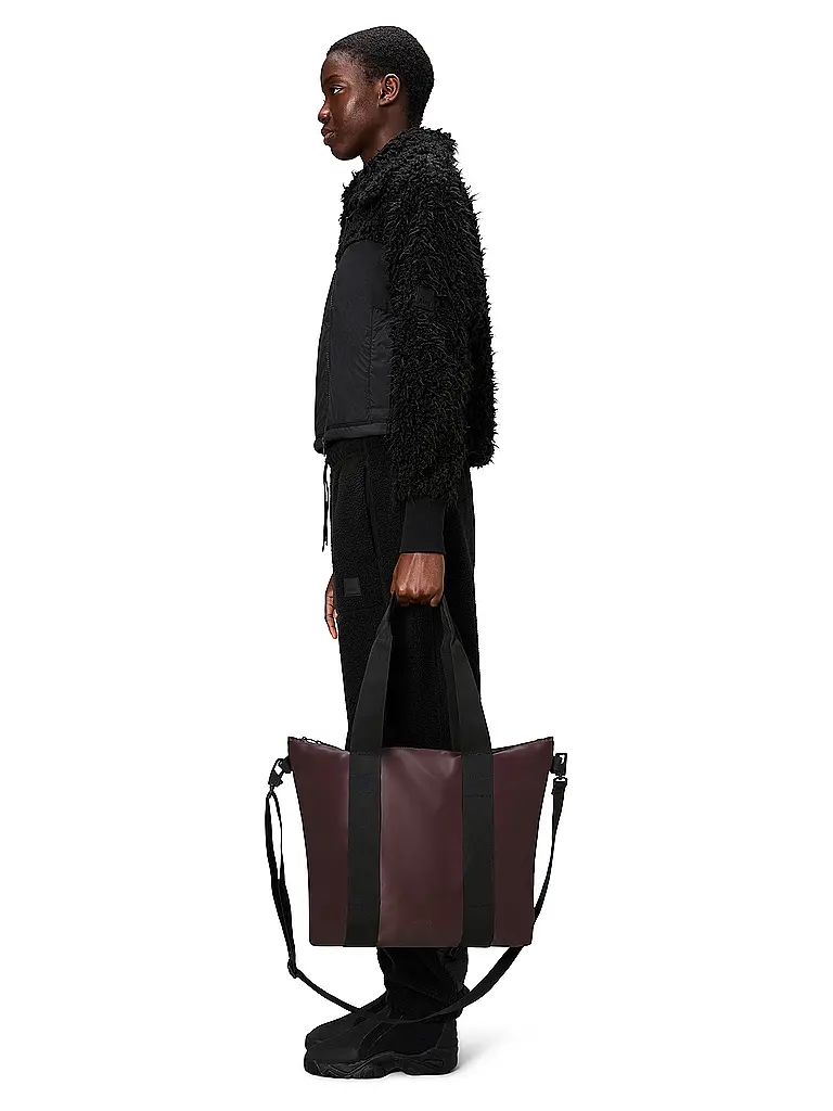 RAINS | Sac - Tote Bag MINI W3 | Rouge foncé