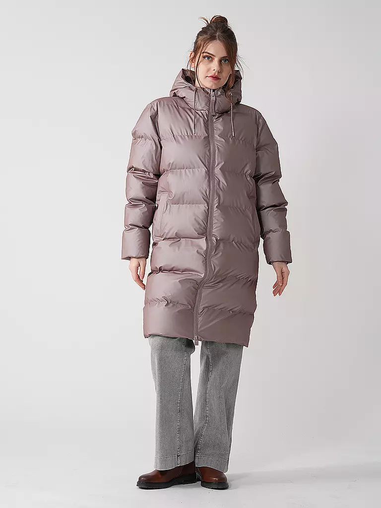 RAINS | Steppmantel ALTA LONGER PUFFER JACKET | Rose