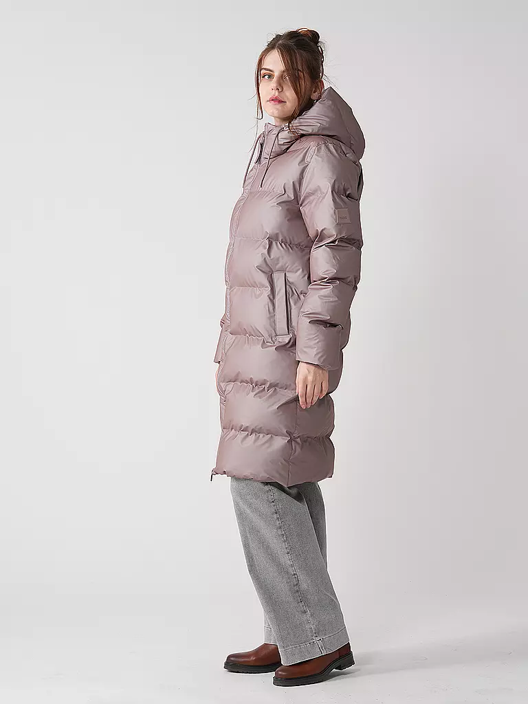 RAINS | Steppmantel ALTA LONGER PUFFER JACKET | Rose
