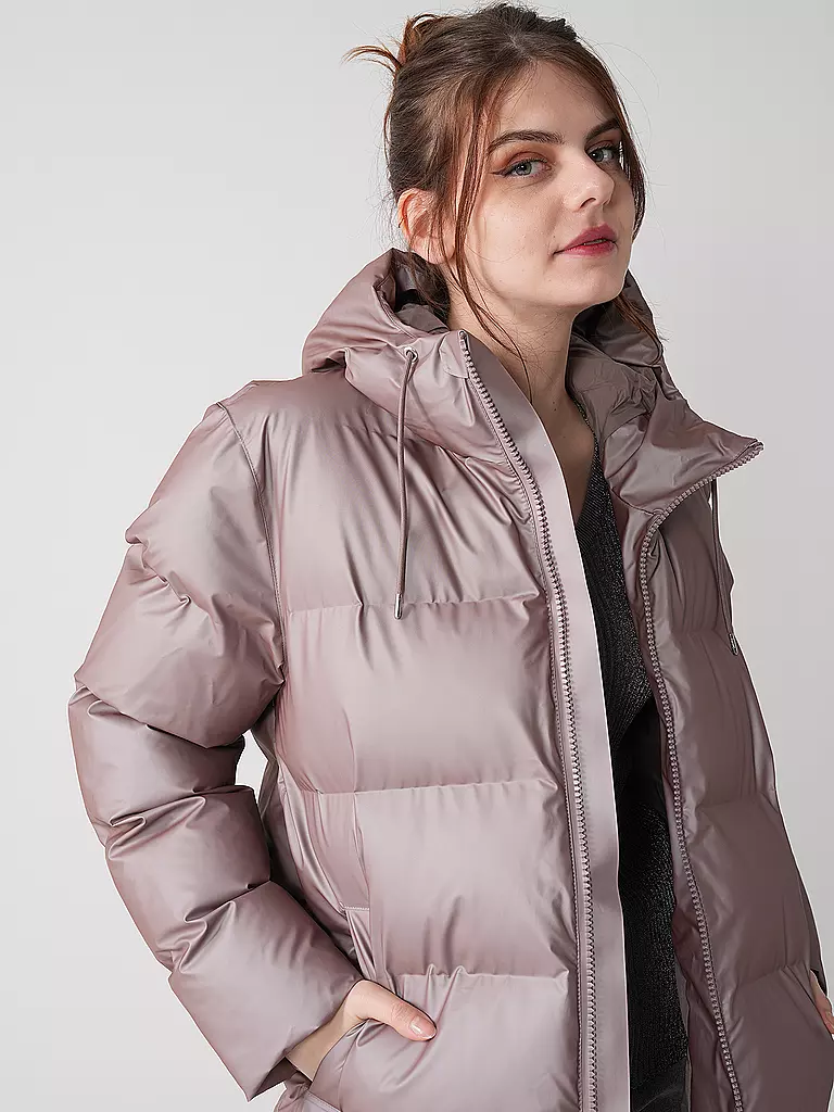 RAINS | Steppmantel ALTA LONGER PUFFER JACKET | Rose