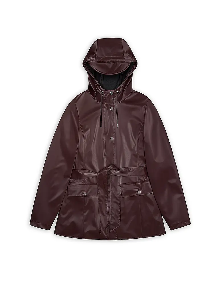 RAINS | Veste de pluie CURVE JACKET W3 | dunkelrot