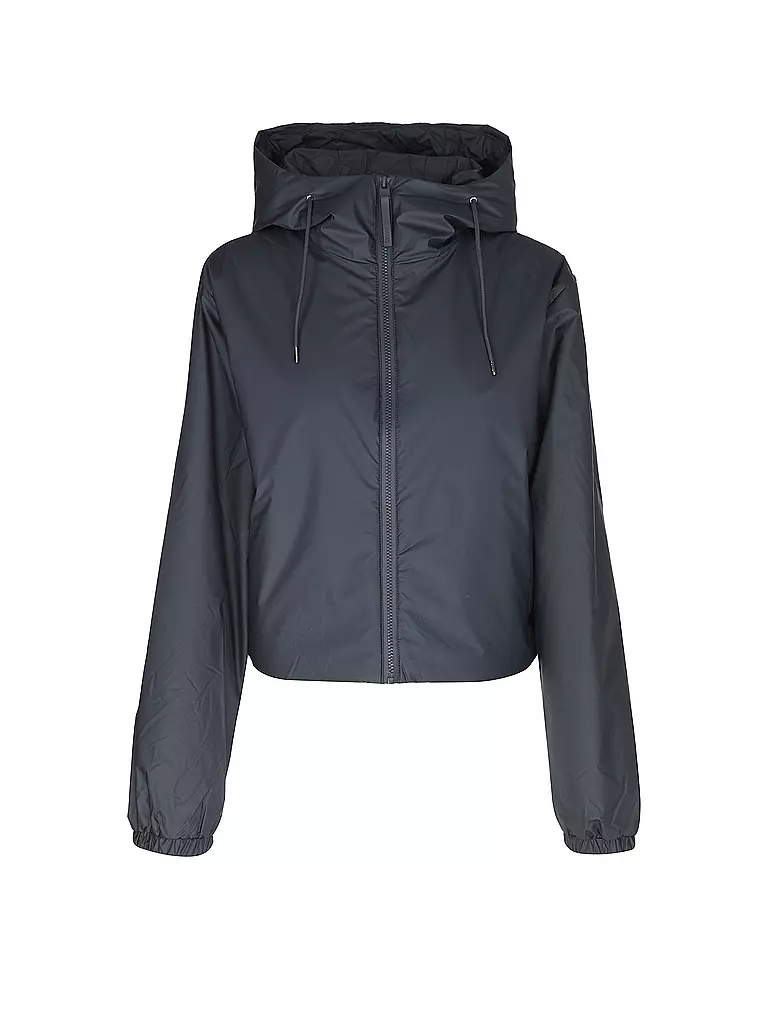 RAINS | Veste LOHJA SHORT INSULTED JACKET | dunkelblau
