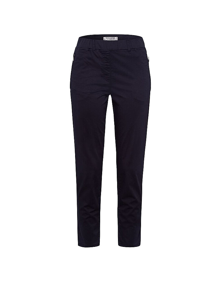 Pantalon Super Slim Fit 6/8 LAVINA ZIP bleu marine 36