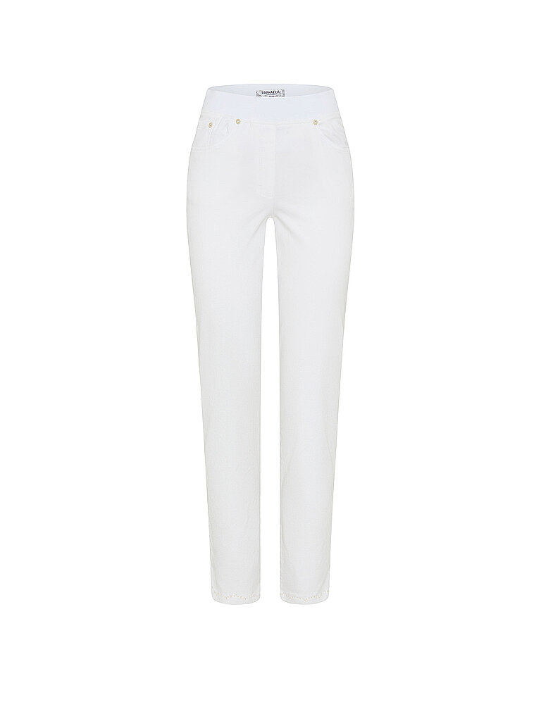 Jeans PAMINA 6/8 blanc 42 (kurz)