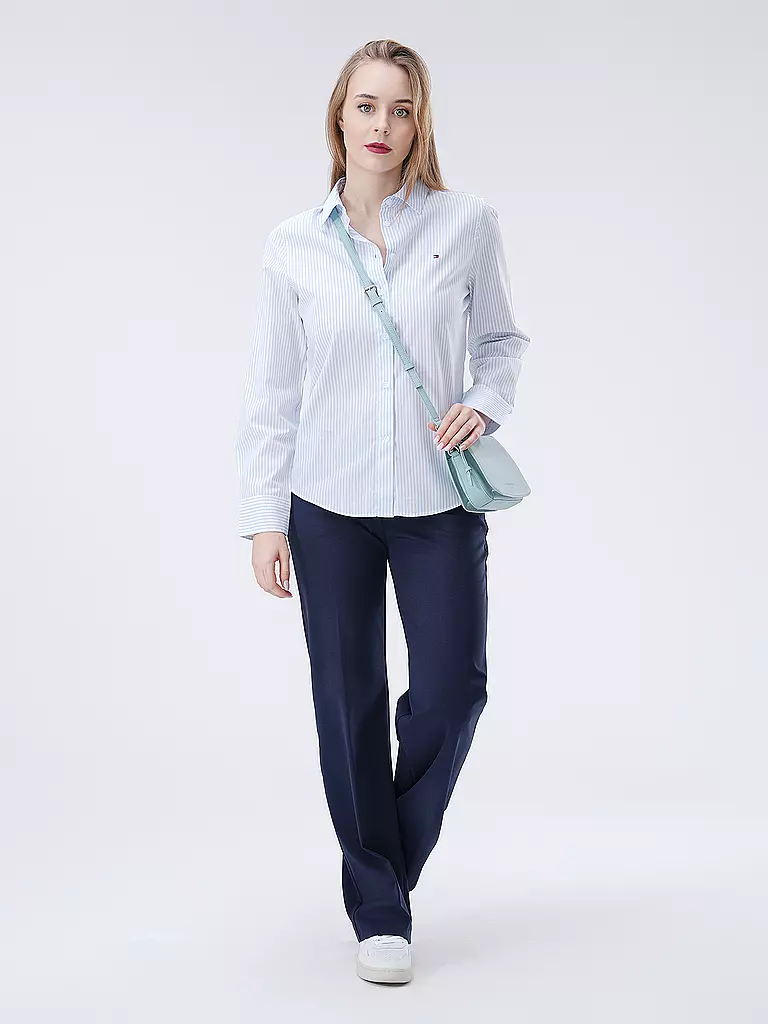 RAPHAELA BY BRAX | High Waist Super Slim Fit Hose LILLYTH FLARED | Bleu foncé