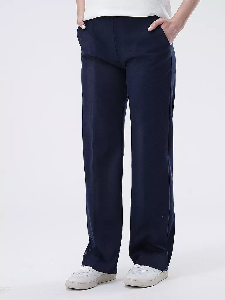 RAPHAELA BY BRAX | High Waist Super Slim Fit Hose LILLYTH FLARED | Bleu foncé