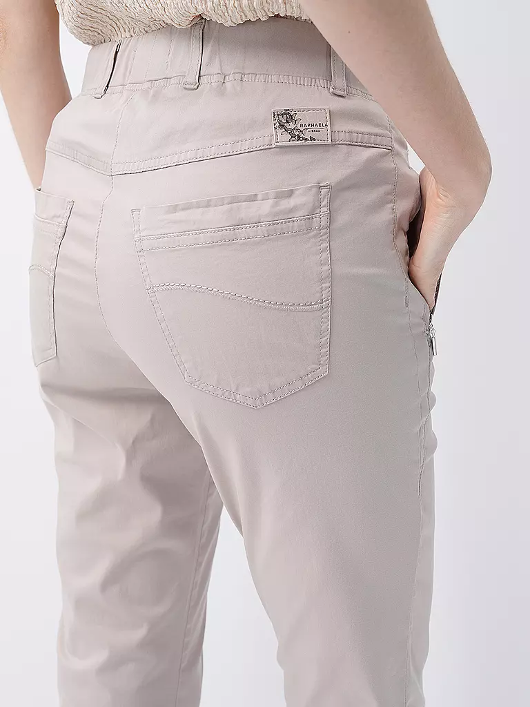 RAPHAELA BY BRAX | Hose Super Slim Fit 6/8 LAVINA ZIP | Crème