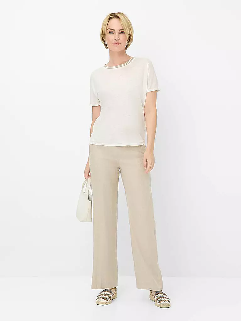 RAPHAELA BY BRAX | Jeans Jambe Large PAM | Beige