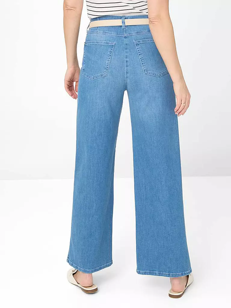 RAPHAELA BY BRAX | Jeans Wide Leg LAURA | hellblau