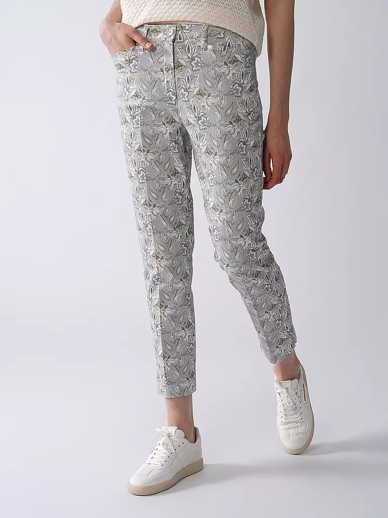 RAPHAELA BY BRAX | Pantalon 6/8 LORELLA | Gris clair