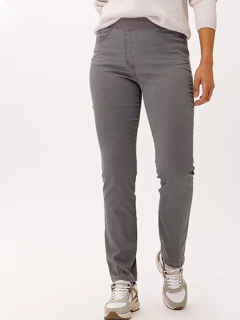 RAPHAELA BY BRAX | Pantalon Slim Fit PAMINA | Gris
