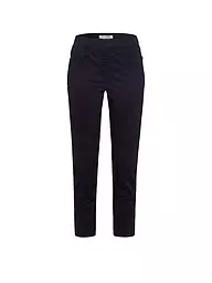 RAPHAELA BY BRAX | Pantalon Super Slim Fit 6/8 LAVINA ZIP | Bleu foncé