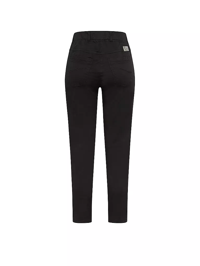 RAPHAELA BY BRAX | Pantalon Super Slim Fit 6/8 LAVINA ZIP | schwarz