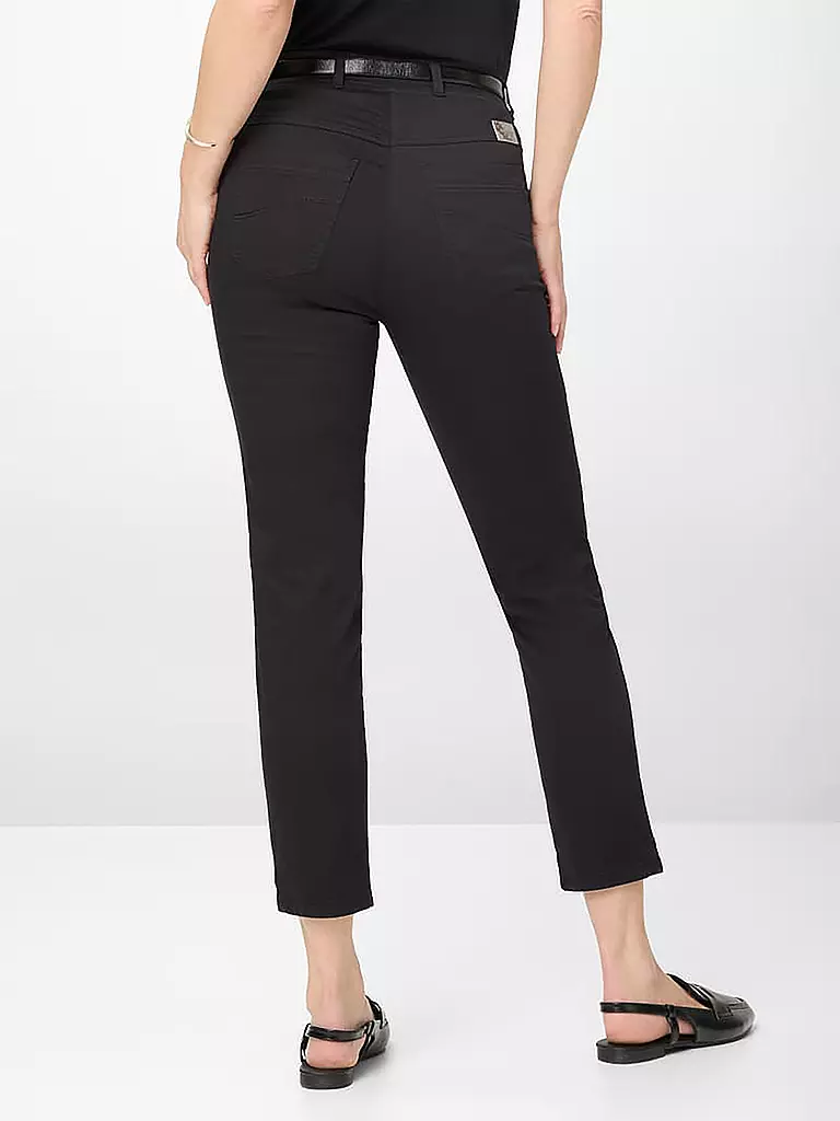RAPHAELA BY BRAX | Pantalon Super Slim Fit 6/8 LAVINA ZIP | schwarz