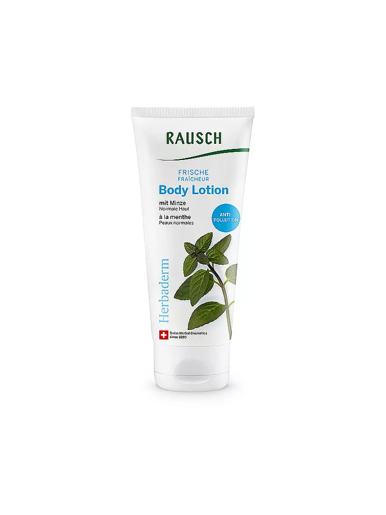 RAUSCH | Lotion corporelle fraîche à la menthe 200ml | Aucune couleur