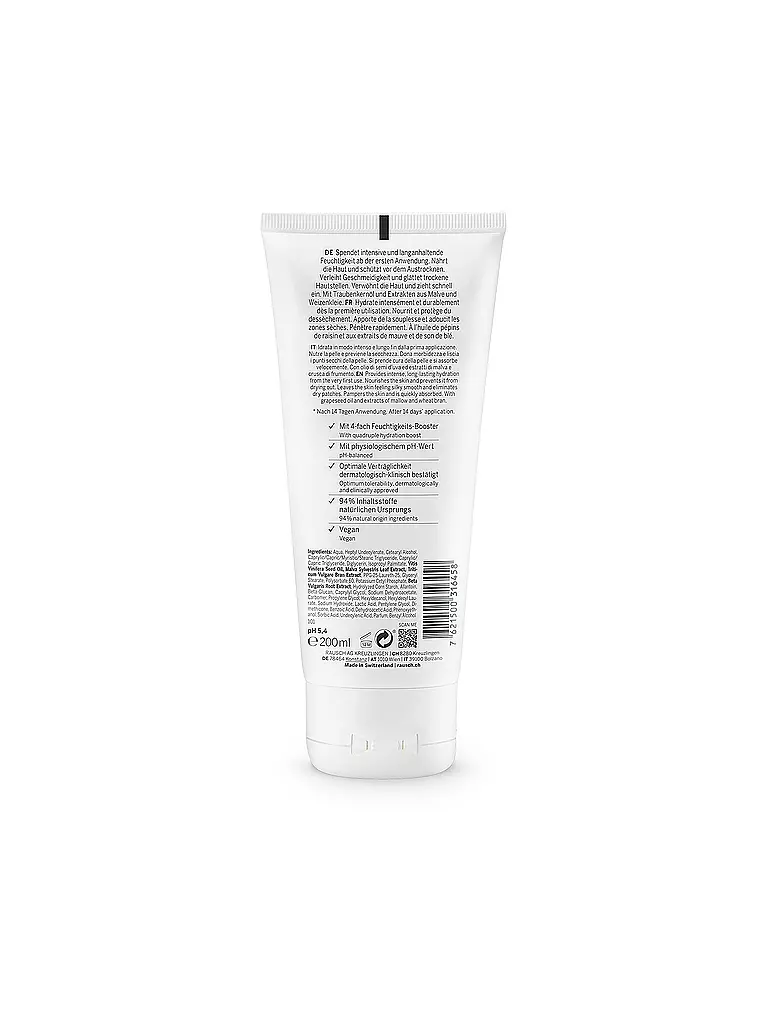 RAUSCH | Lotion corporelle hydratante à la mauve 200ml | Aucune couleur