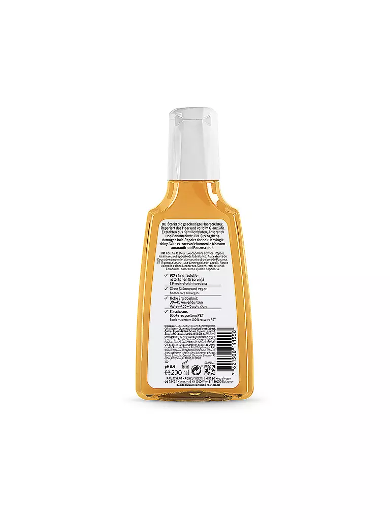 RAUSCH | Repair-Shampoo mit Kamille und Amaranth 200ml | Aucune couleur