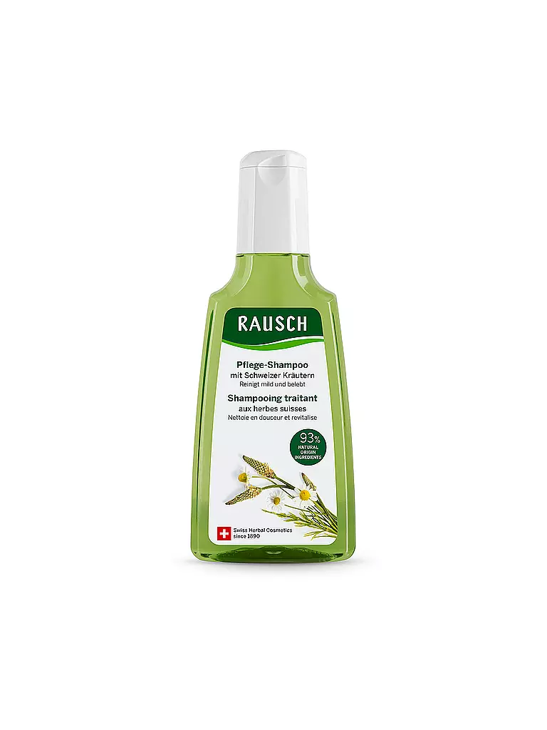 RAUSCH | Shampooing soin aux herbes suisses 200ml | Aucune couleur