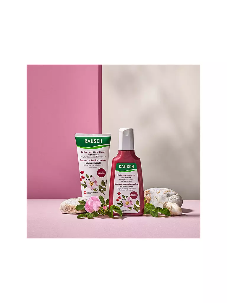RAUSCH | Soin capillaire - Après-shampooing protecteur de couleur à la rose musquée 150 ml | 