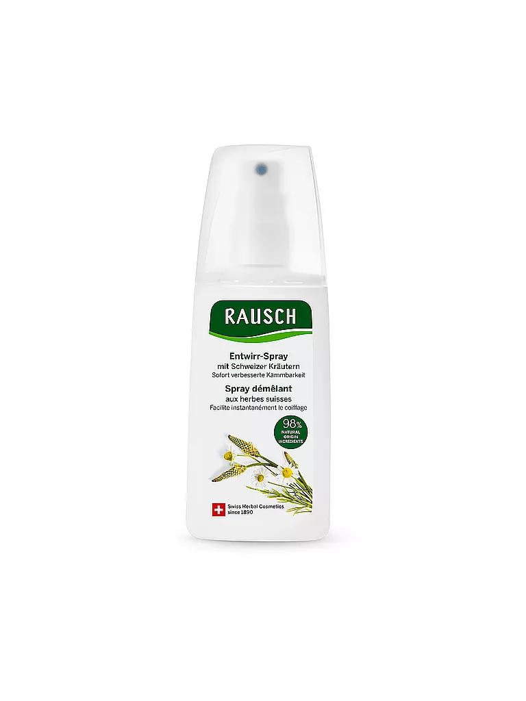 RAUSCH | Spray démêlant aux herbes suisses 100ml | keine Farbe